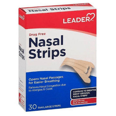 Leader Tan Large Nasal Strips for Easy Breathing