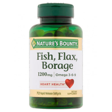 Gélules Omega 3-6-9 de Nature's Bounty, 1200 Mg