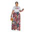 Multicolor Printed Two-Piece Set for Women
