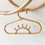 1pcs Handmade Vine Clothes Hanger Indonesian Vine Weaving Moon Sun Rainbow Style Children's Room Photography Room Decoration - Korvel