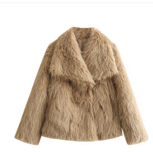 Winter Plush Coat - Stylish Warm Thicken Fluffy Jacket