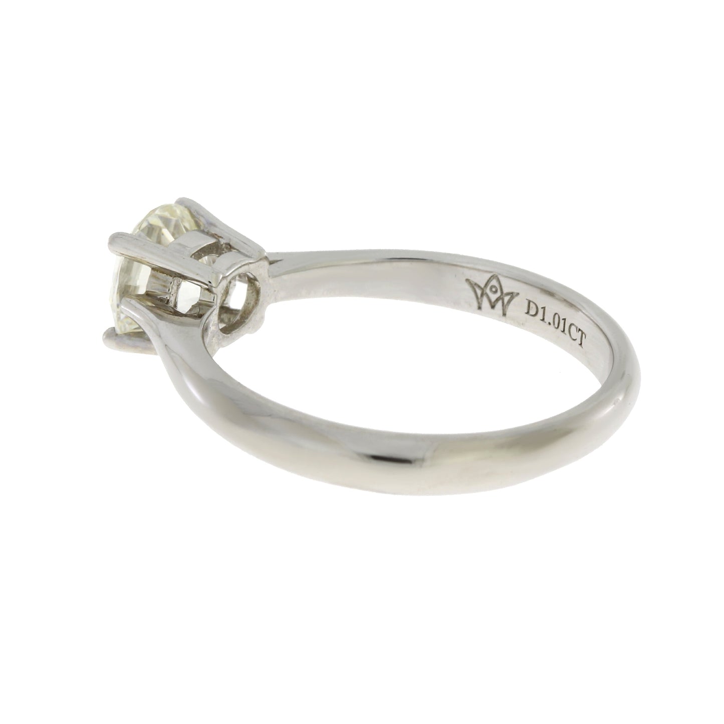 Bague de fiançailles en argent sterling avec zircon cubique véritable