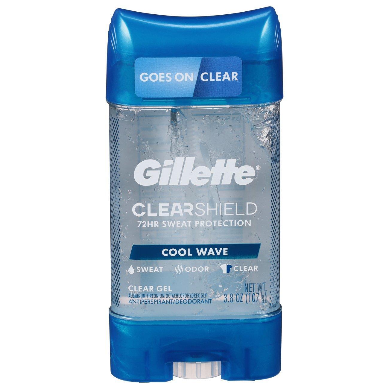 Gillette Cool Wave Gel Antitranspirante y Desodorante 3.8 oz