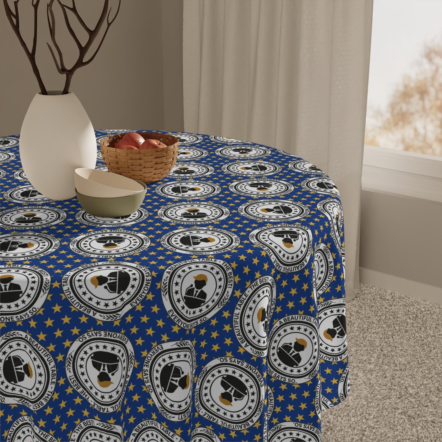 Nappe élégante en faux sceau pour des rassemblements stylés