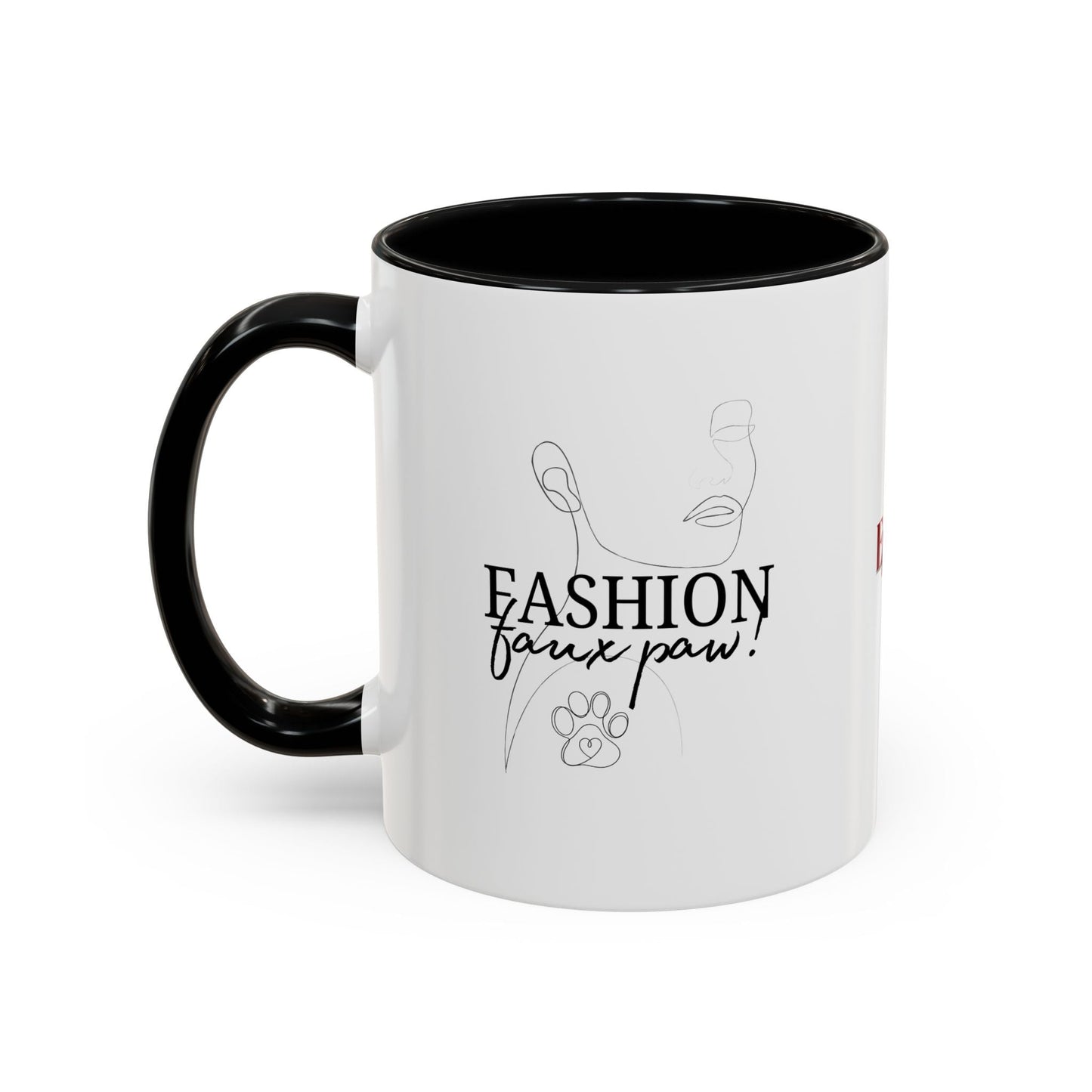Stylish Faux Paw Accent Coffee Mug - Perfect for Your Brew (11oz & 15oz) - Korvel