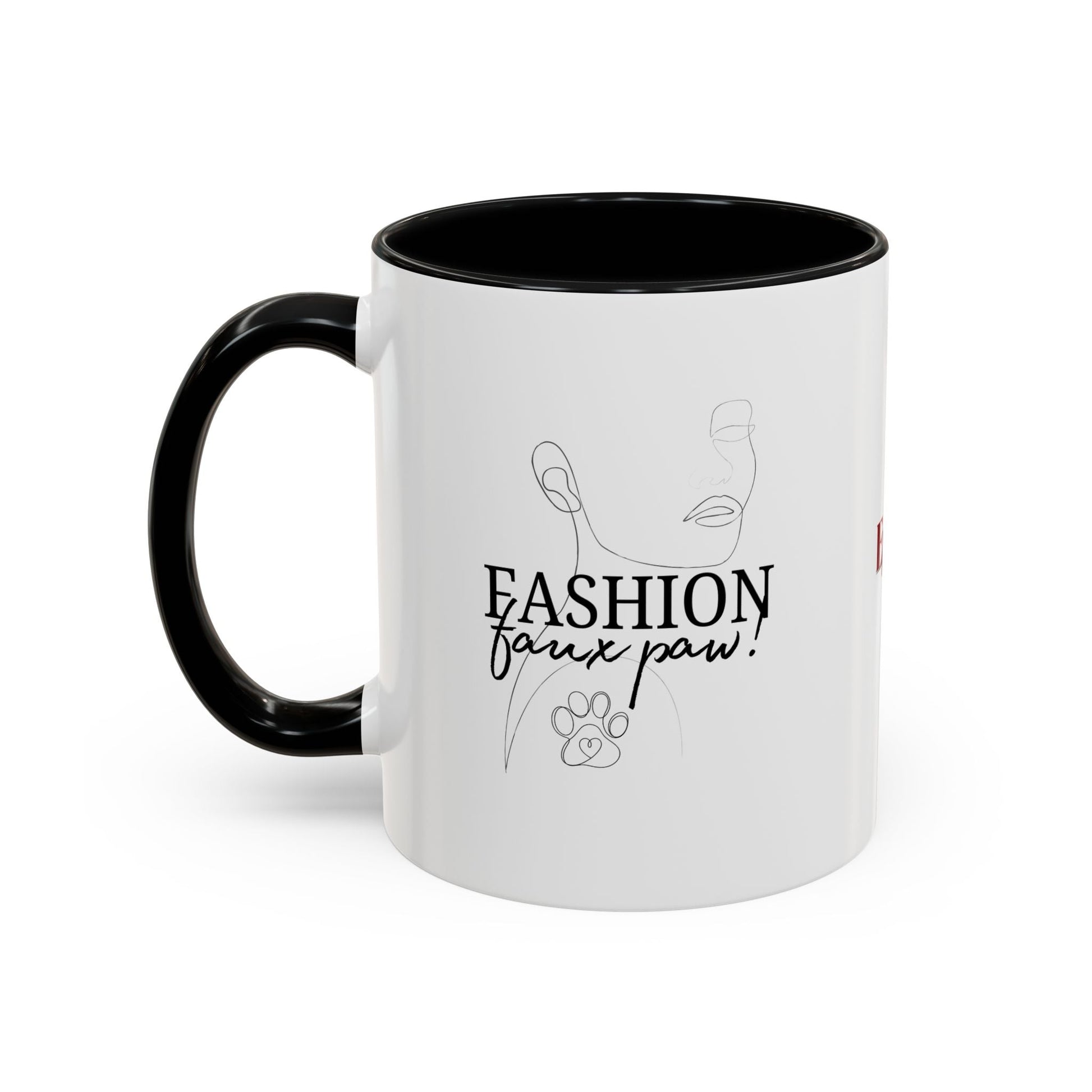 Stylish Faux Paw Accent Coffee Mug - Perfect for Your Brew (11oz & 15oz) - Korvel