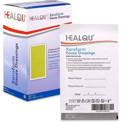 Xeroform 5 X 9 Petrolatum Gauze Dressings - 50 Count