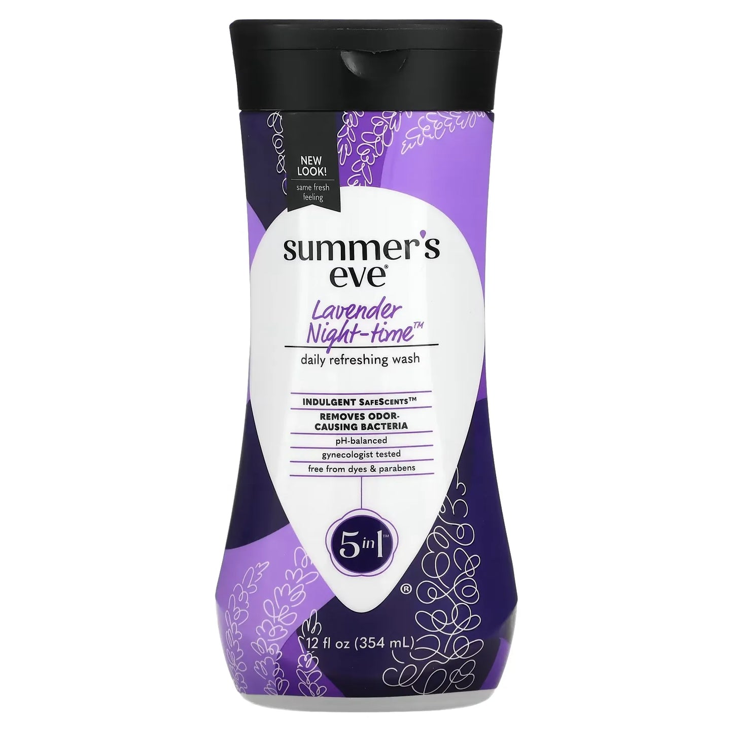 Lavage nettoyant nocturne à la lavande de Summer's Eve pour peau sensible
