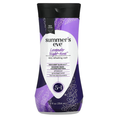 Lavage nettoyant nocturne à la lavande de Summer's Eve pour peau sensible
