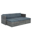 Patio Furniture, Outdoor Furniture, Seasonal PE Wicker Furniture,5 Set Wicker Furniture With Plywood Coffee Table - Korvel