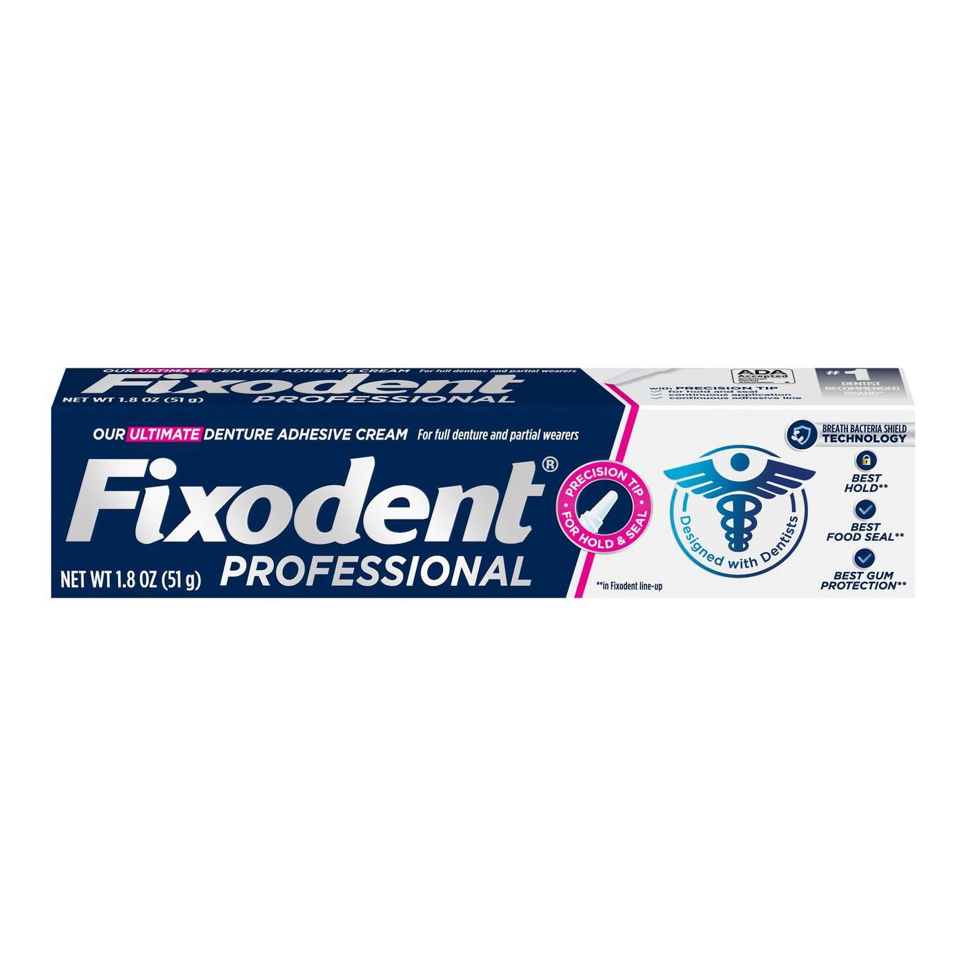Fixodent Professional Ultimate Denture Adhesive Cream, 1,8 Oz