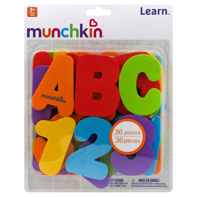 Munchkin Aprender Letras y Números para el Baño – Set de 36 Piezas