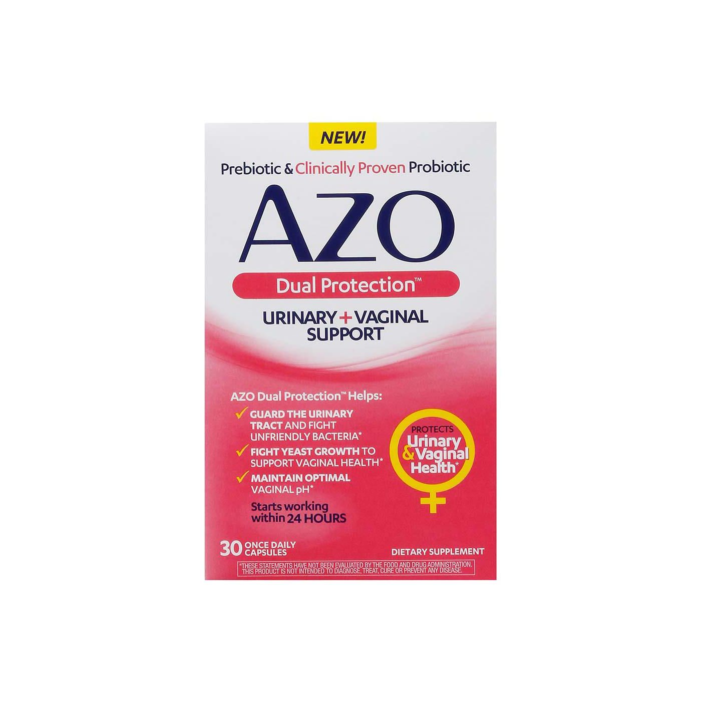 AZO Protection Double - Capsules de soutien à la santé féminine