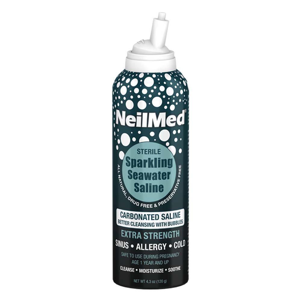 NeilMed Saline Stérile d'Eau de Mer Pétillante