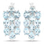 9.88 Carat Genuine Blue Topaz Sterling Silver Jewelry Set