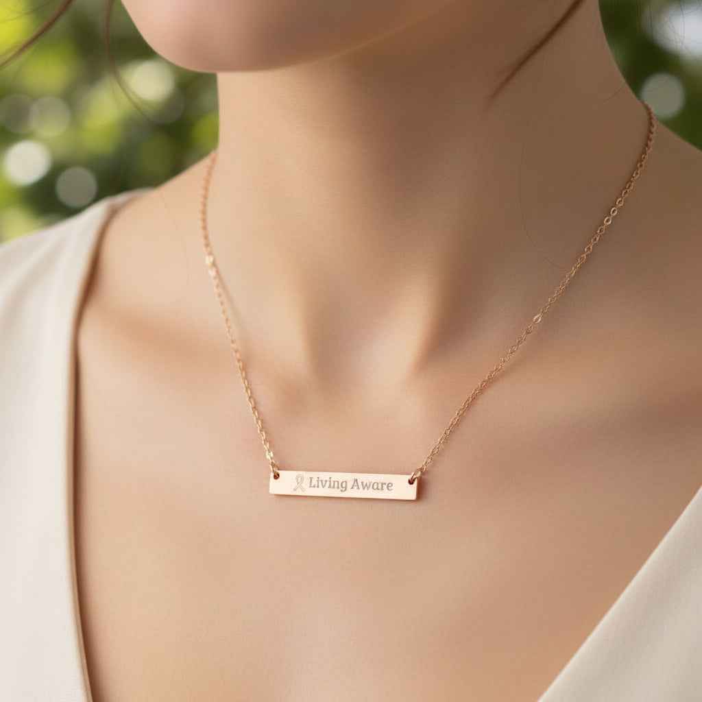 Collar Bar Living Aware – Joyería Minimalista