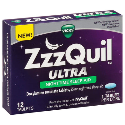 ZzzQuil Ultra Nighttime Sleep Aid - 12 Tablets