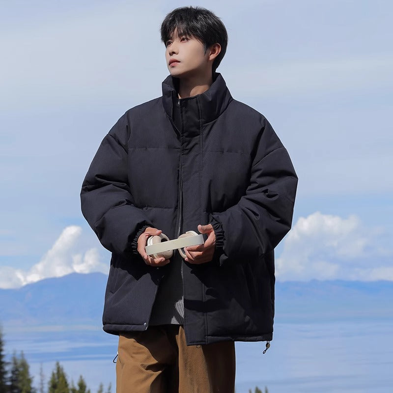 Veste en duvet de coton ample pour l'automne et l'hiver