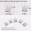 Lazy Fish Tail False Eyelashes Trilogy Natural Simulation Thick Single Cluster Lazy Series Deviruchi Eyelashes - Korvel