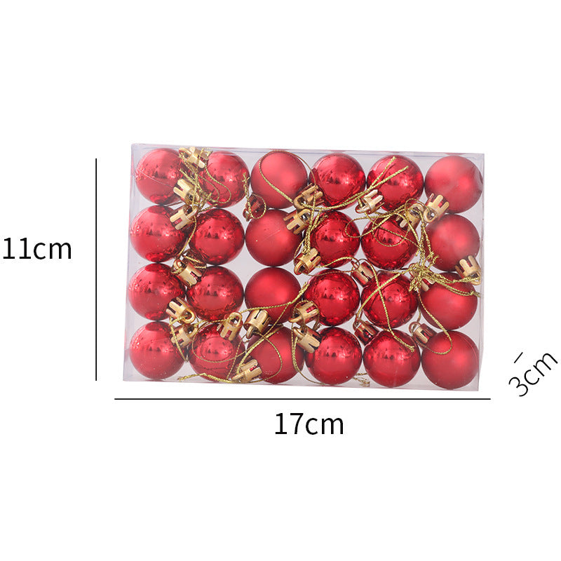 Christmas Ball Plastic Electroplating Christmas Ball Christmas Tree Creative Decoration Gift - Korvel