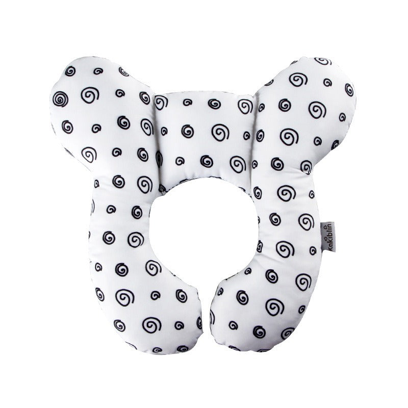Baby head protection U-shaped pillow stroller fixed head pillow Car seat sleeping protection head and neck pillow - Korvel