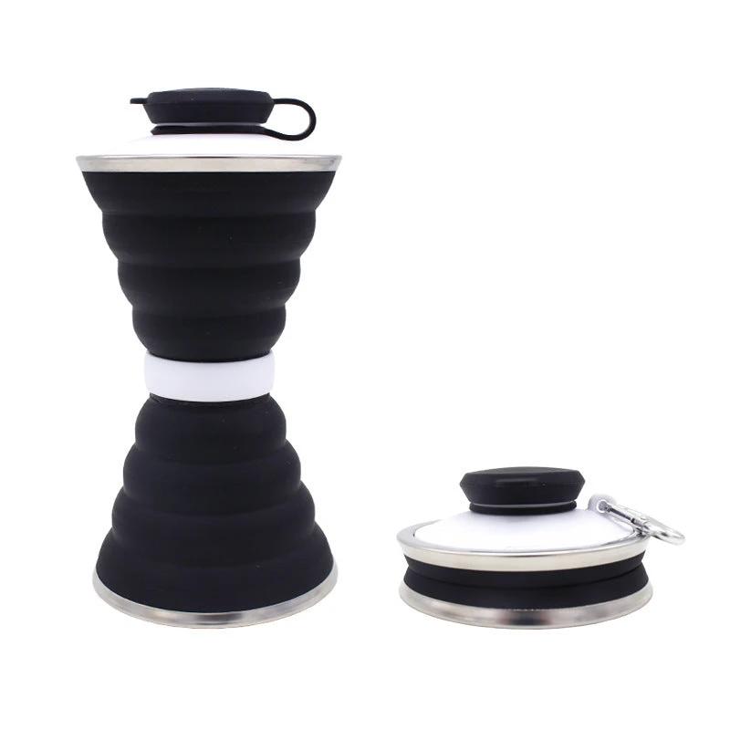 500ML Foldable Silicone Water Bottle for Travel