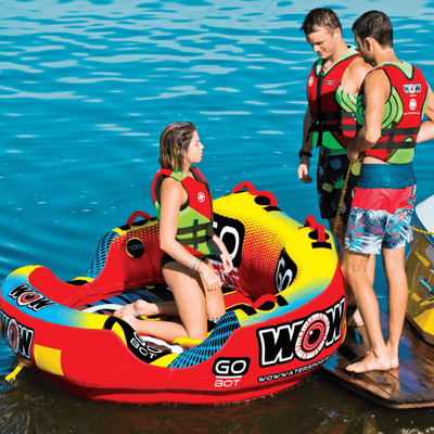 WOW Watersports Go Bot 3-Person Towable Water Tube