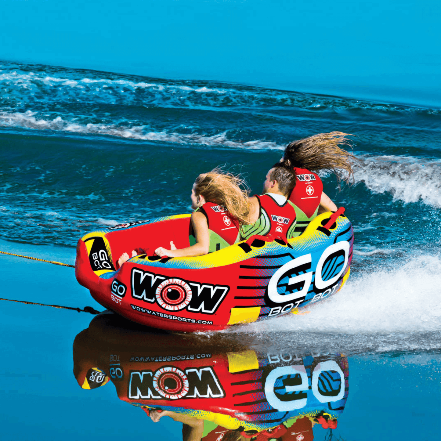 WOW Watersports Go Bot Tube de Traction pour 3 Personnes