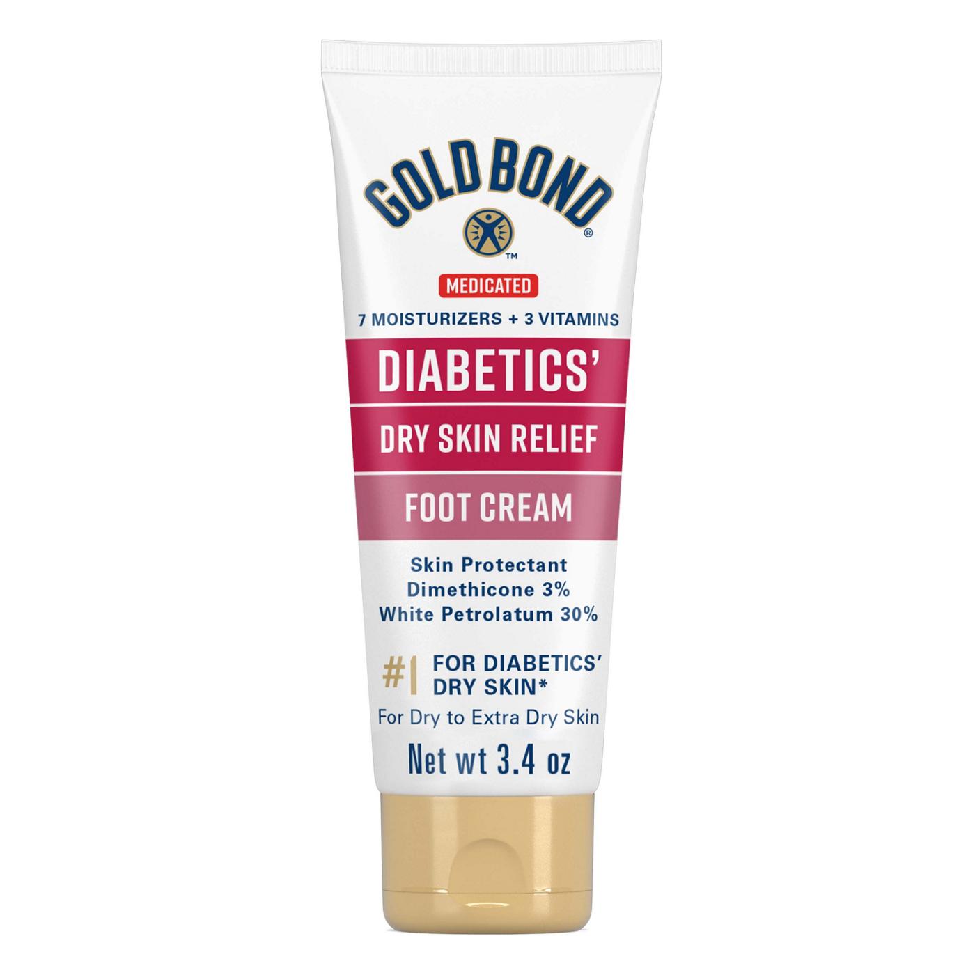 Crème pour les pieds Gold Bond Ultimate Diabetic Dry Skin Relief - 3,4 oz