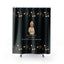 Presidential Parody Shower Curtain - Black & Gold Design
