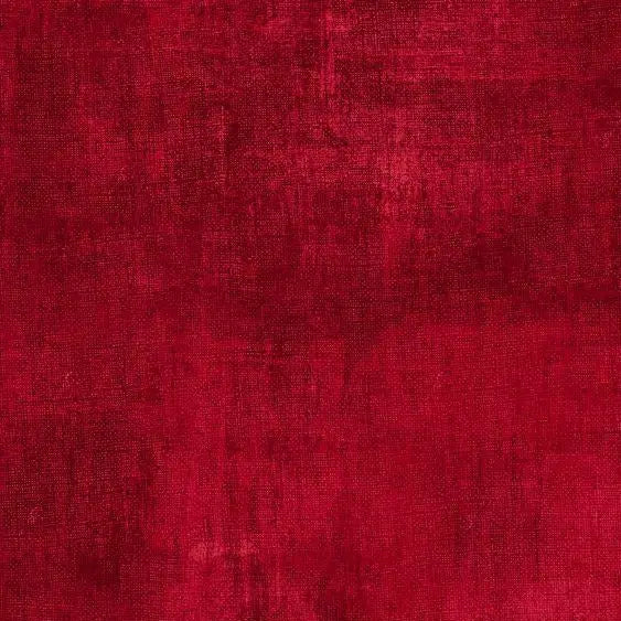 Tela de algodón de fondo ancho con pinceladas rojas por yarda