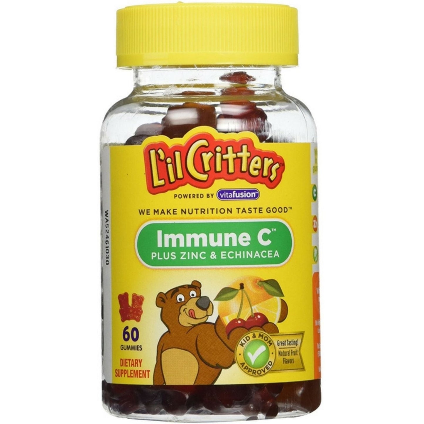 L'il Critters™ Inmunidad C Plus Zinc y Vitamina D Ositos de Goma