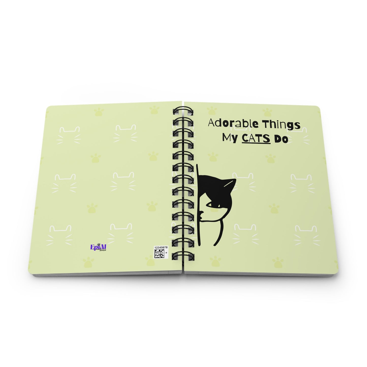Choses adorables que mes chats font - Carnet à spirale