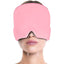 Cold compress head cover eye mask for headache relief, comfortable ice bag, ice pack, ice cap, physical therapy, soothing, retractable gel head mask - Korvel