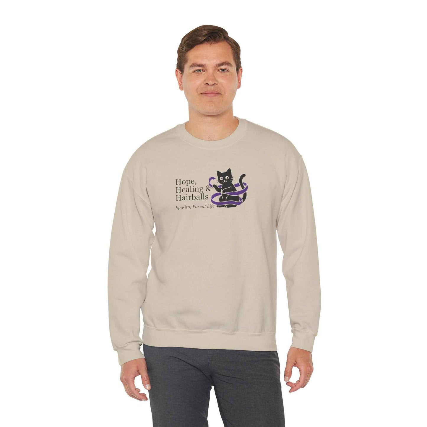 Sudadera Epikitty Parent Life de Esperanza, Sanación y Bolitas de Pelo