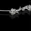 Plum blossom rhinestone bridal headband hair ornament headdress - Korvel