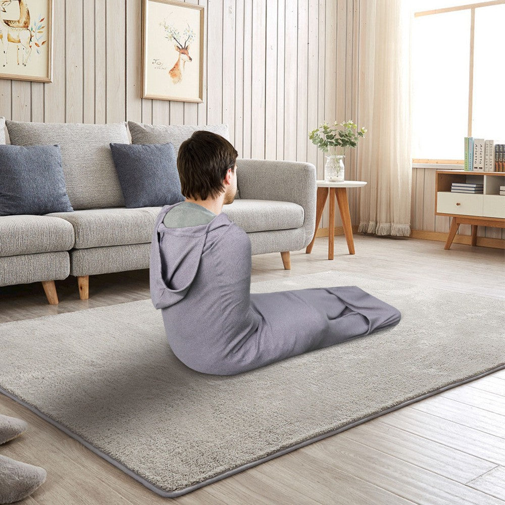 Portable shark sleeping bag for home travel super soft velvet parent-child outfit home sleeping bag ﻿ - Korvel