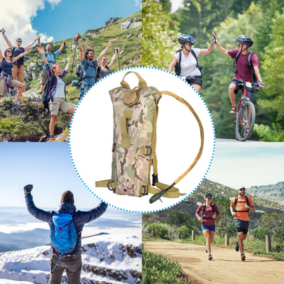 iMounTEK Tactical Hydration Pack 3L Water Bladder Backpack
