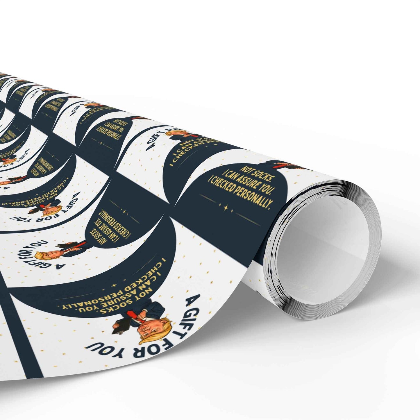 Not Socks Wrapping Paper - Political Parody Gift Wrap
