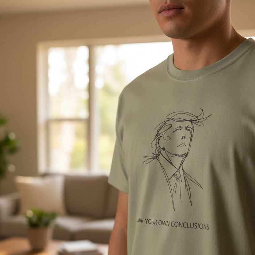 Saca tus propias conclusiones camiseta gráfica unisex