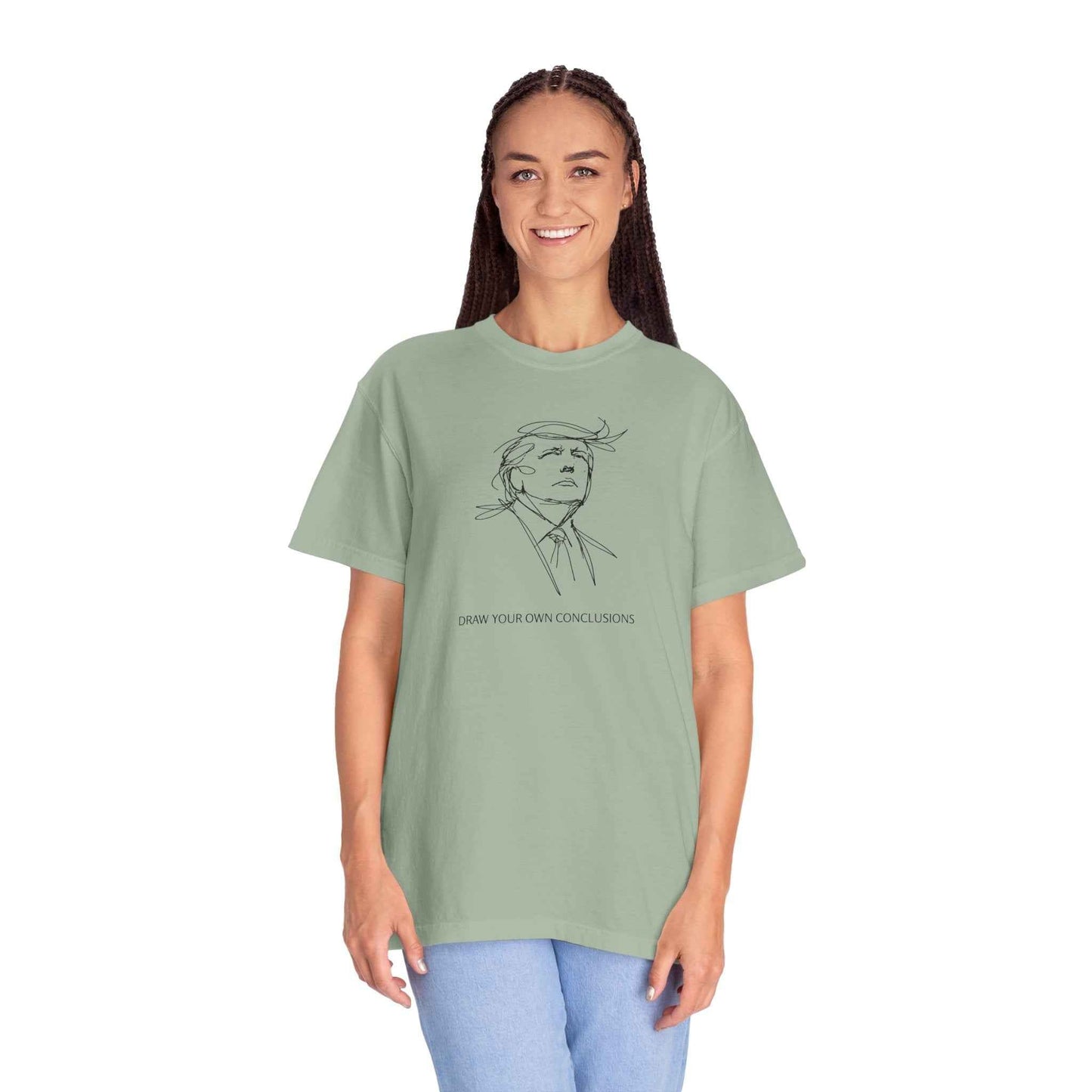 Saca tus propias conclusiones camiseta gráfica unisex