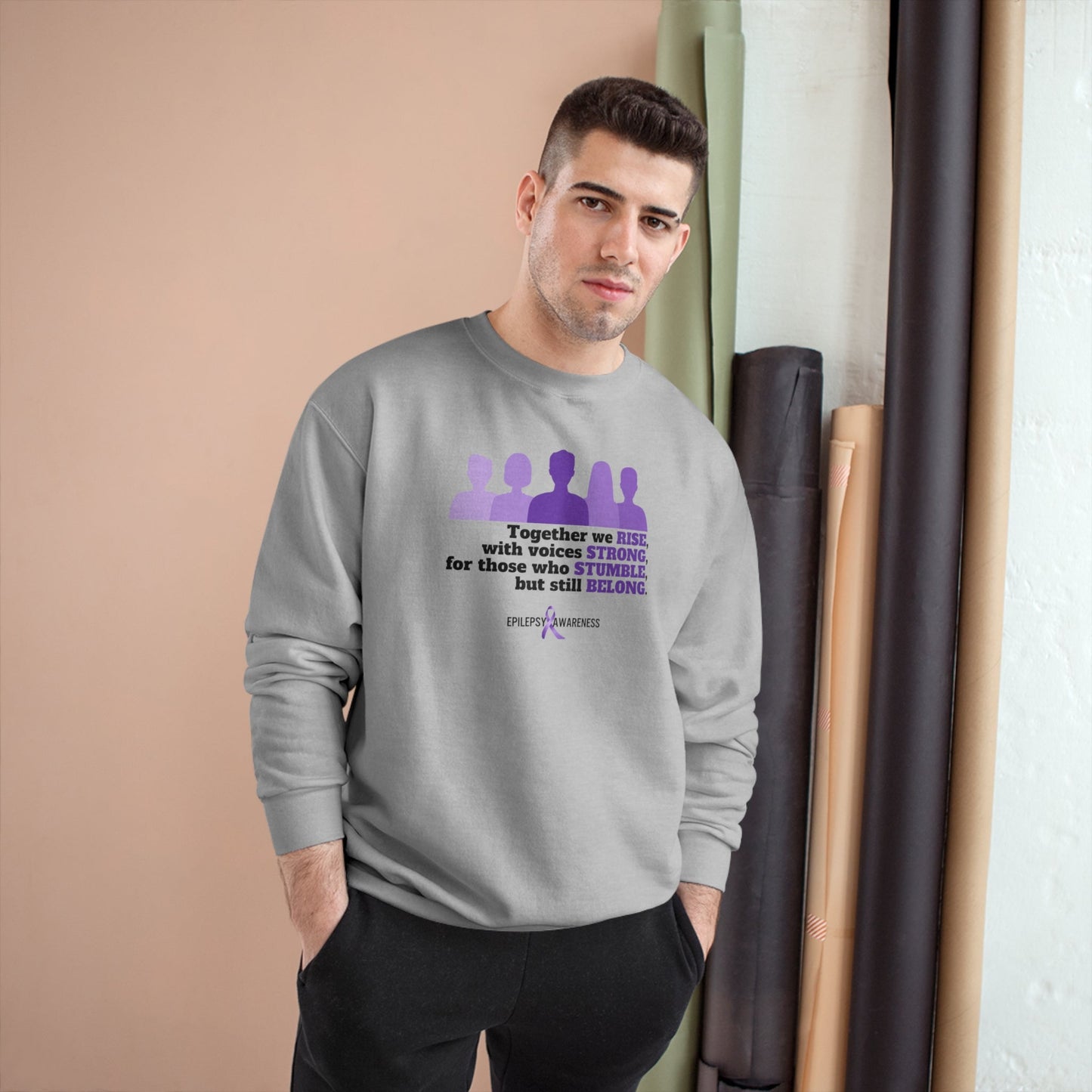 Eco-Friendly Together We Rise Champion Sweatshirt - Korvel