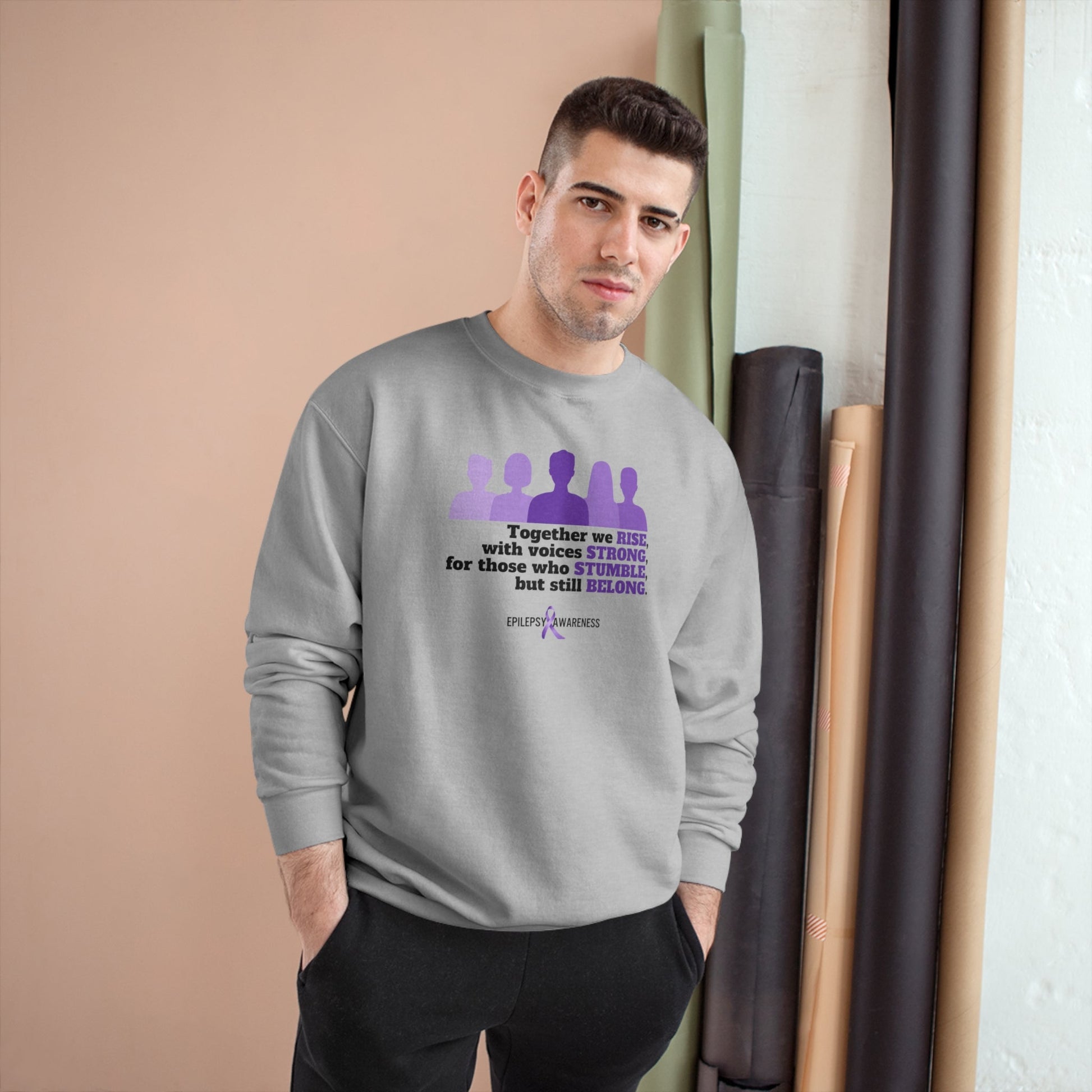 Eco-Friendly Together We Rise Champion Sweatshirt - Korvel