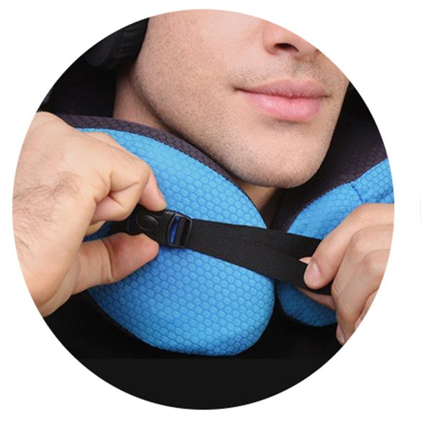Coussin de Voyage Ergonomique en Mousse à Mémoire