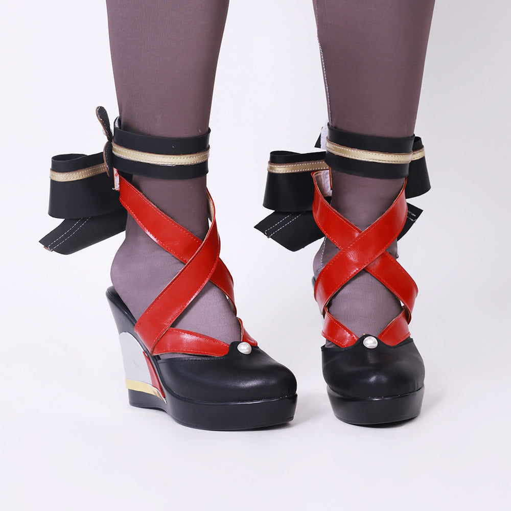 Zapatos de Cosplay Qianzhi de Genshin Impact