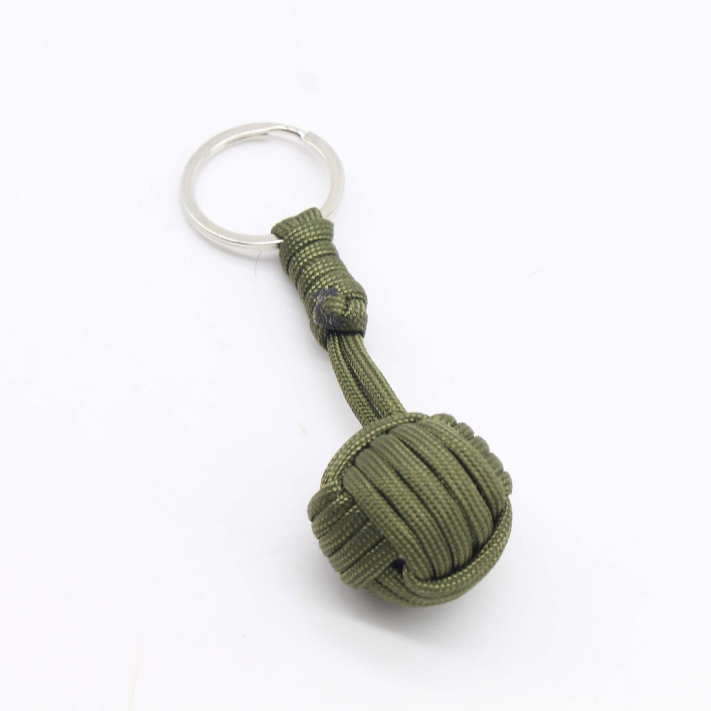 Outdoor Parachute Cord Woven Key Ball - Versatile Key Pendant