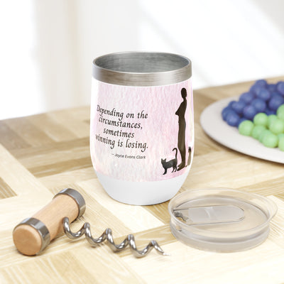 Taza de vino Winning is Losing Chill