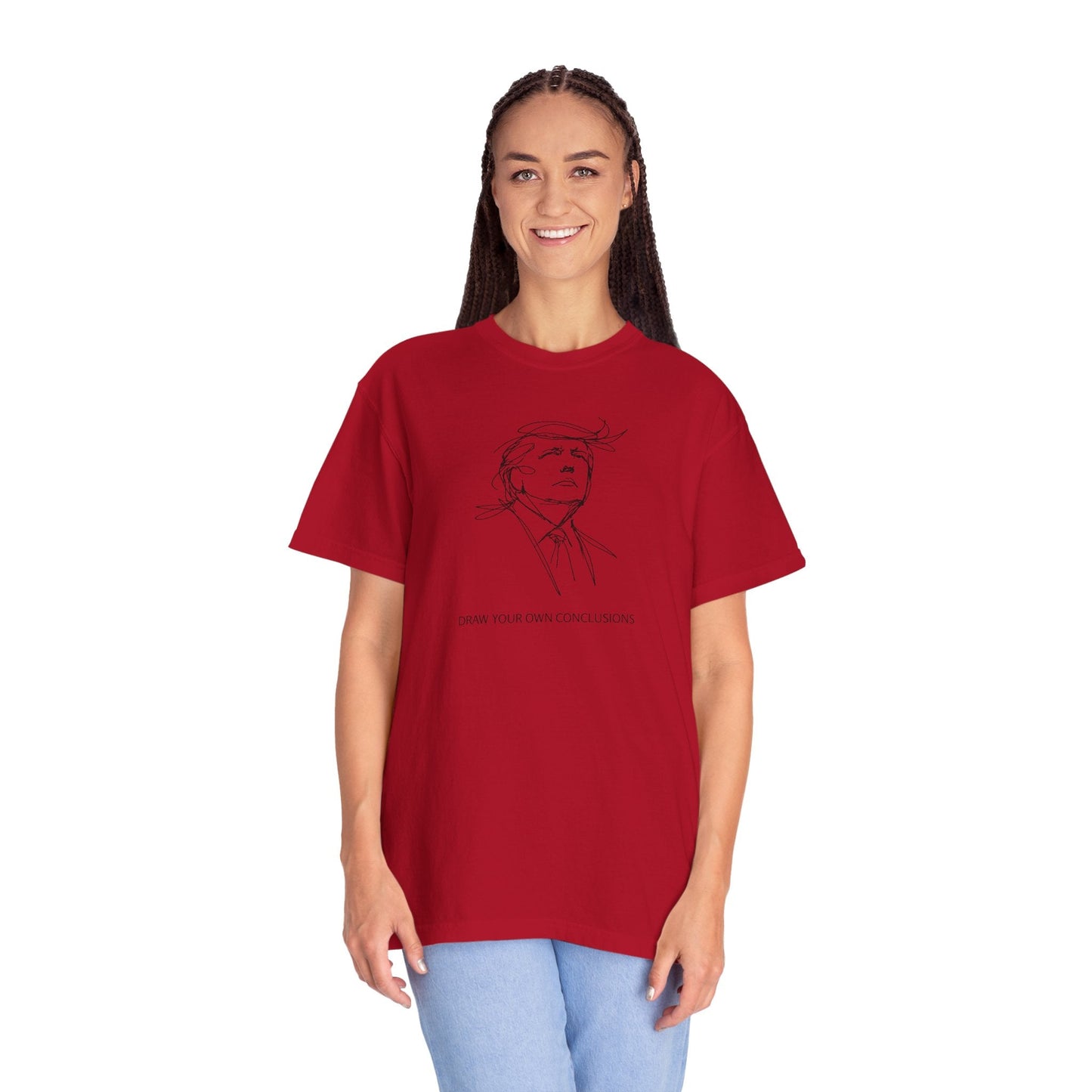 Saca tus propias conclusiones camiseta gráfica unisex