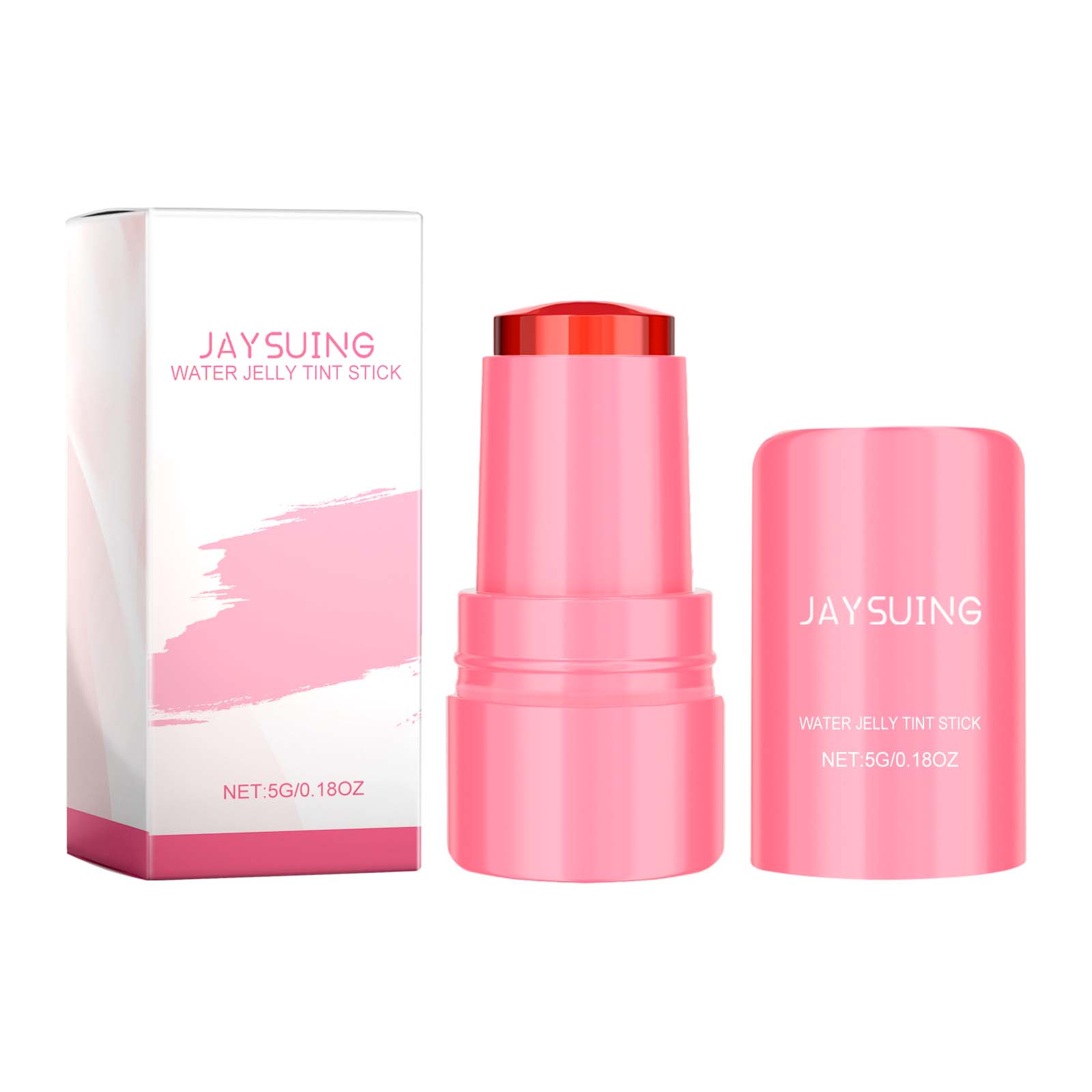 Jelly Blush Lip Gloss Stick Series, Brightening Lip Blush Stick For Even Skin Tone Lips And Cheeks - Korvel