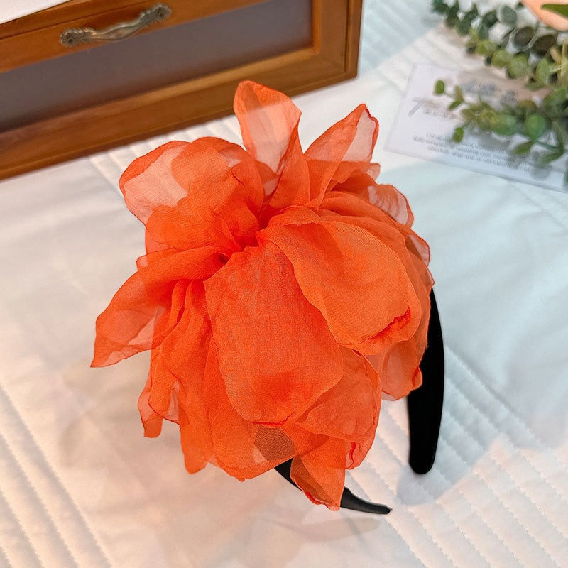 Versatile Handmade Fabric Flower Headbands